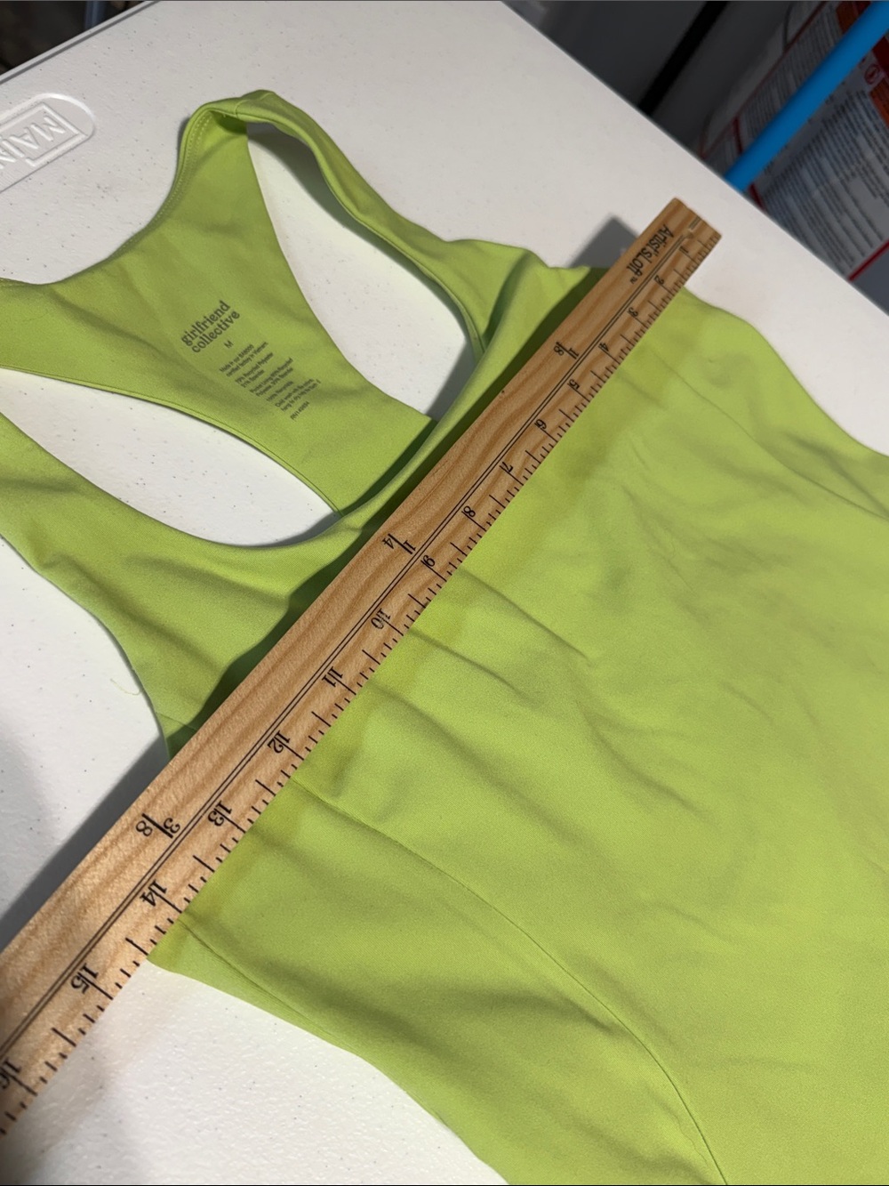 Girlfriend collective Neon Mint Tank Tennis Dress - Picture 5 of 6